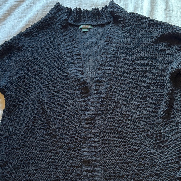 Wild Fable Textured Black Cardigan Size Medium - Picture 4 of 6